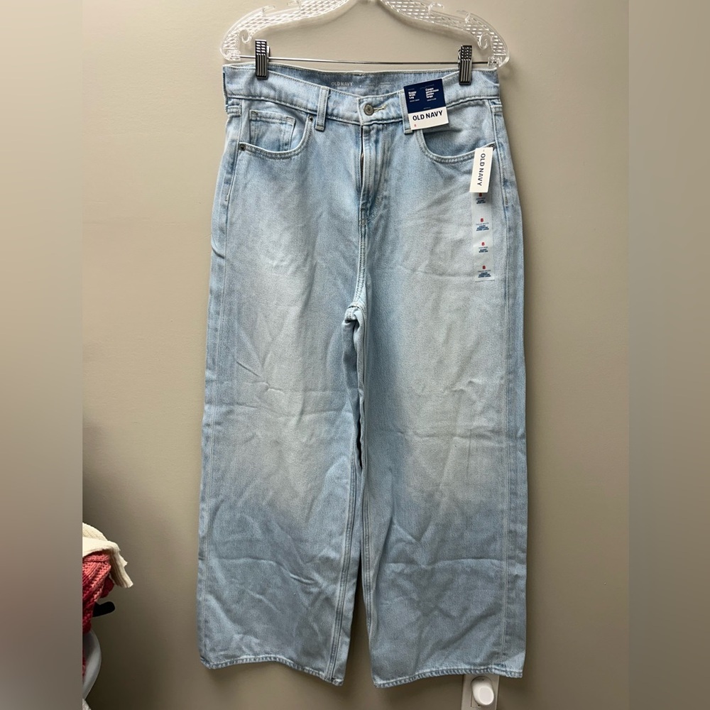 Old Navy Hi-Rise Baggy Wide Leg‎ Jeans